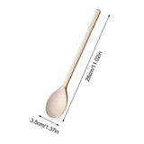 Wooden Spoon Wooden Soup Spoon Interesting Design Wooden Spoon With Long Handle Gift For Colleagues Friends Halloween Easter