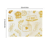 Wrap Paper For Sandwiches 50Pcs Non-Stick Wax Sheets For Sandwiches Food Service Supplies For Biscuit Candy Sandwich Dim Sum