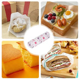 Wrap Paper For Sandwiches 50Pcs Non-Stick Wax Sheets For Sandwiches Food Service Supplies For Biscuit Candy Sandwich Dim Sum