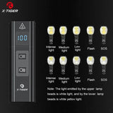 X-TIGER Bike Light USB Rechargeable 5000mAH Battery 1800 Lumens Handlebar Front Lamp Cycling Flashlight Safety Powerful Lights