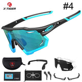 X-TIGER Cycling Glasses Polarized Men's Dual-purpose Bicycle Eyewear UV400 Windproof New Original Design Frame Sports Sunglasses