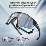 X-TIGER Cycling Glasses Polarized Men's Dual-purpose Bicycle Eyewear UV400 Windproof New Original Design Frame Sports Sunglasses