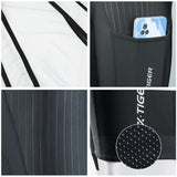 X-TIGER Men's Cycling Bib Shorts with Pockets Professional Cycling Mountain Road Cycling Tights for Long Distance Cycling