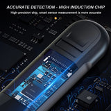 Yieryi Alcohol Breath Tester Digital LCD Backlight Breathalyzer Instrument Mini Professional Alcohol Concentration Test Tool