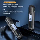 Yieryi Alcohol Breath Tester Digital LCD Backlight Breathalyzer Instrument Mini Professional Alcohol Concentration Test Tool