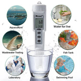 Yieryi Digital PH ORP Meter Aquaculture Pond Water Quality Analyzer Tester Oxidation-Reduction Monitor ATC for Swimming Pool Sp