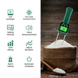 Yieryi Grain Moisture Meter YY-1011 Digital Grain Moisture Content Tester for Wheat Corn Barley Feed Soybean Peanut Seed Cotton