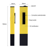 Yieryi PH Meter 0.0-14.0 Digital Aquarium Water Quality Monitor Tester for Pools Drinking Water SPA Laboratory