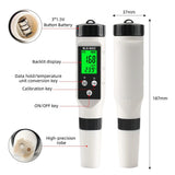 Yieryi Smart Bluetooth H2 Temp Meter Hydrogen Rich Water Hydrogen Ion Concentration Monitor Tester for Pool Spa Drinking Water