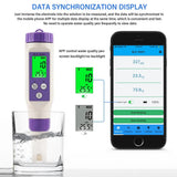 Yieryi Smart Bluetooth ORP Meter Aquarium SPA Pool Oxidation Reduction Potential Tester -999MV~+999MV ORP Redox Monitor Analyzer