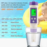 Yieryi Smart Bluetooth ORP Meter Aquarium SPA Pool Oxidation Reduction Potential Tester -999MV~+999MV ORP Redox Monitor Analyzer