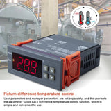 Yieryi Smart Thermostat Incubator Greenhouse Digital MH-1210W Temperature Controller NTC Cold & Hot Dual Mode Farm Thermo Switch