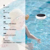 Yieryi WiFi Smart Chlorine Meter Solar Floating CL PH EC TDS ORP SALT Swimming Pool Water Quality Monitor Tester with Gateway