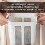 Yogurt Strainer Fine Mesh Yogurt Maker Strainer 1100ml Yogurt Filter Whey Separator 304 Stainless Reusable Kitchen Gadgets Home