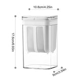 Yogurt Strainer Fine Mesh Yogurt Maker Strainer 1100ml Yogurt Filter Whey Separator 304 Stainless Reusable Kitchen Gadgets Home