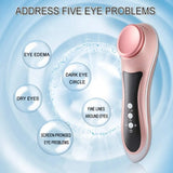Youmay Vibration Eye Massager Machine Portable Anion Hot Cold Warm Eye Care Device Reduce Fine Lines Remove Eyes Edema Circle