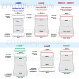 ZTTO Bicycle Headset 42mm 44mm 56mm ZS44 IS42 IS52 ZS56 1-1/8" 28.6mm Straight Cone Tube Fork Bike Frame 4444S 4456ST 4252ST