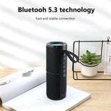 Zealsound Portable Bluetooth Speaker with 3D Loud Stereo Sound, Outdoor Speakers with RGB Lights Dual Pairing for Home Party