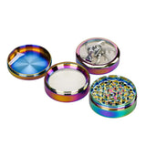 Zinc Alloy Smoke Tobacco Herb Grinder 4 Layer Kitchen Accessories Mini Cute Cigar Processing Shredder 40MM