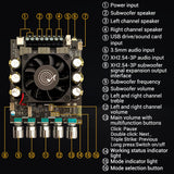 160W+160W+220W 2.1 Channel Bluetooth-compatible 5.1 Power DSP ADAU1701 Subwoofer Amplifier Board 10 stage EQ