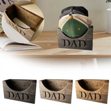 Rustic Wooden Holder Display Stand, Hat Storage Rack for Baseball Caps, Home Office Decoration Gift B