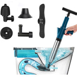 Professional High Pressure Pipe Plunger Toilet Plungers Pump Air Blaster Hose Unblocker Opener Drain Sin Cleaning Gun Bathtub