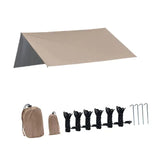 Tarp Camping Gear Must Haves Compact Ultralight Sun Shelter for Outdoor