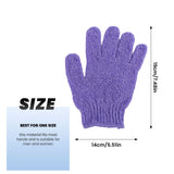 4 Pair Shower Bath Gloves Exfoliating Wash Skin Spa Massage Body Scrubber Cleaner