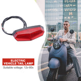 LED Safety Rear Lamp Warning Taillights Electric Bike Modification Accessories