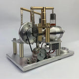 Double Cylinder Stirling Motor Model With Voltage Display Meter Science Experiment Engine Teaching Tool
