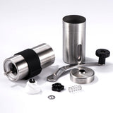 Two type Manual Ceramic Grinder Stainless Steel Adjustable Coffee with Storage Rubber Loop Easy Cleaning