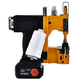 Portable electric rice pp woven bag cutting and sewing hine