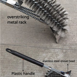 1PC Barbecue Brushes Tool with Long Handle mesh stainless brush BBQ Grill Cleaning Brush