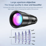 400MM Phone Telephoto for Smarphone Zoom with Universal Lens Clip Cleaning Cloth Storage Bag