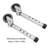 Feet Wheels Universal Rotating Adjustable Height Replacement Seniors Walker Front Caster for Elderly