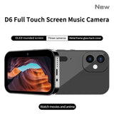 4K D6 Digital HD Recorder Music Player Touch Control Screen Vlogging Camera Night Vision 64MP Camcorder