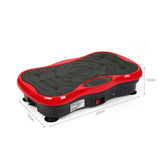 Exercise Fitness Slim Vibration Trainer Platform with Body Shaper Resistance Band. 120KG Max Bearing. HWC.