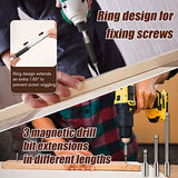 6 Pcs Drill Bit Holder Extension Drill Bit Holder Metal Flexible Magnetic Swiveling Bit Tip Holder Bar Set