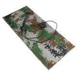 Foldable 5V 100W Dual USB Waterproof Solar Panel - Portable Battery Charger for Mobile Phones, Ideal for Hiking and Outdoor Activities