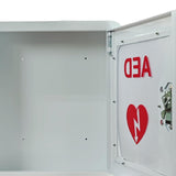 AED Cabinet with Snap Lock and Industrial Grade Steel Metal Plate - For Office, Emergency Vehicles, Public Places, Social Clubs.