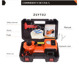 Electric Hydraulic Floor Jack 5T Lifting with Iator Pump LED Light for Car Truck Tire Repair Tool
