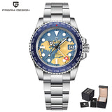 PAGANI DESIGN GTM Men Mechanical Watch NH34 Luxury Sapphire Glass Stainless steel Automatic Wacth 100M Waterproof Watch for Men