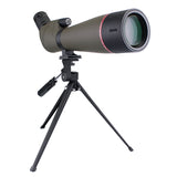 Military Green Bird Watching Telescope - SV13 with 20-60x Magnification, 80mm Objective Lens, Waterproof and Phone Clip