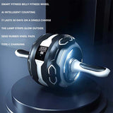 Abdominal Roller Exercise Wheel Fitness Equipment Mute Roller For Arms Back Belly Core Trainer Body Shape With Free Knee Pad