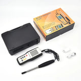 Industrial for Small Orifice Thermometer HT-9829 Digital Wind Vane Anemometer Portable Hot Wire
