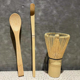 1pc BambooWorx Tea Set, Matcha Whisk, Traditional Spoon, Teaspoon, The Perfect Set For Preparing Traditional Matcha Cups