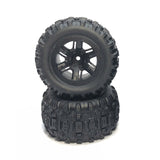4Pcs Rubber Tire Tyre Wheel For MJX Hyper Go H16H H16E H16P 1/16 RC Car Upgrade Parts Spare Accessories