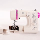jukky jk1212 home mini portable domestic sewing household motor clothes making botton hine a coudre mesin jahit