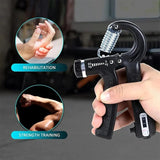Grip Forearm Grips Strengthener Kit-6 Pack Adjustable Hand Grip,Finger Exerciser,PVC Massage Ball
