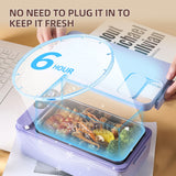 1L Large Capacity Electric Portable Stainless Steel Camping Heated Insulated Lunch Box